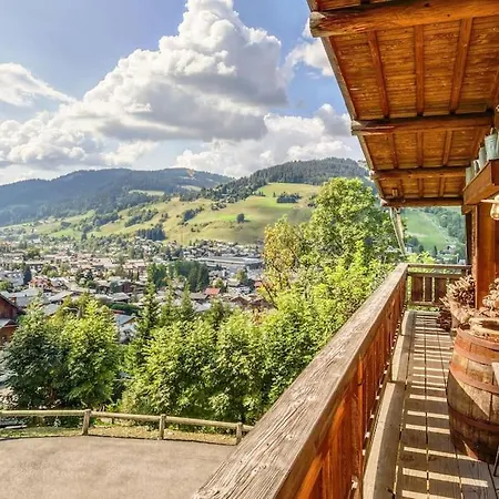 Domek alpejski Somptueux Baron Vue.jaccuzi.4 Mn A Pied Au Centre Megève