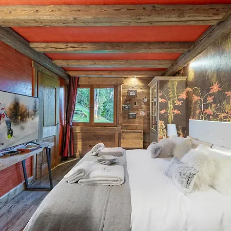 Domek alpejski Somptueux Baron Vue.jaccuzi.4 Mn A Pied Au Centre *