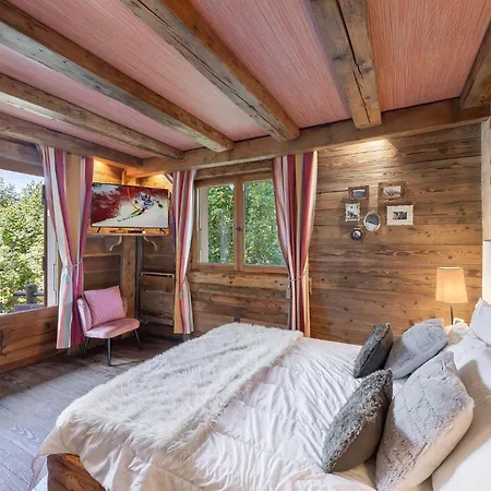 Horská chata Somptueux Baron Vue.jaccuzi.4 Mn A Pied Au Centre Megève