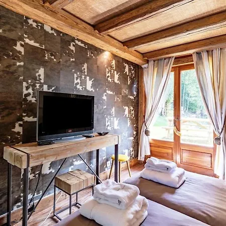 Somptueux Baron Vue.jaccuzi.4 Mn A Pied Au Centre Horská chata Megève