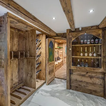 Somptueux Baron Vue.jaccuzi.4 Mn A Pied Au Centre * Megève