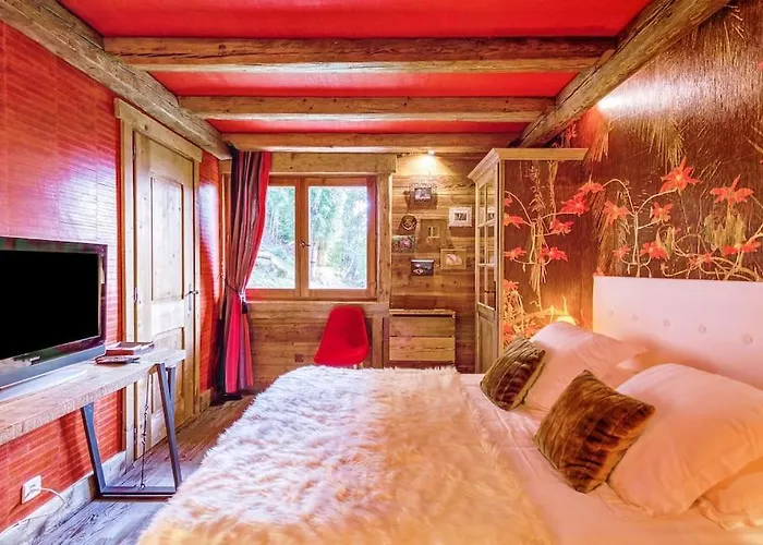 Somptueux Baron Vue.jaccuzi.4 Mn A Pied Au Centre * Megève