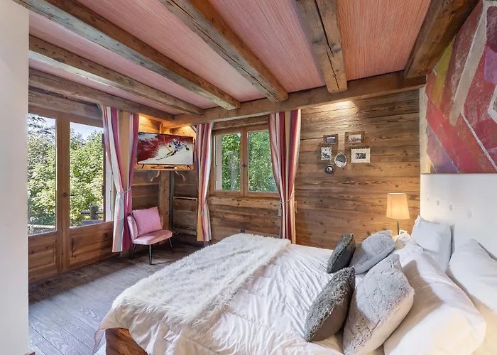 Horská chata Somptueux Baron Vue.jaccuzi.4 Mn A Pied Au Centre Megève