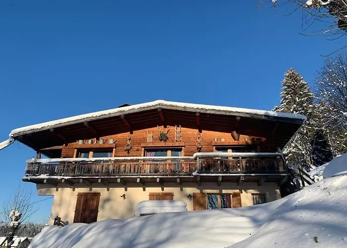 Somptueux Baron Vue.jaccuzi.4 Mn A Pied Au Centre * Megève