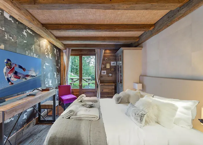 Somptueux Baron Vue.jaccuzi.4 Mn A Pied Au Centre Chalet